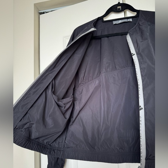 Adidas by Stella McCartney Black Bomber Jacket Size 40 - Picture 4 of 10